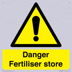 Danger Fertiliser store